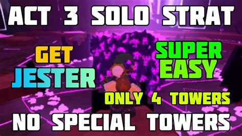 strat for act 3 tds